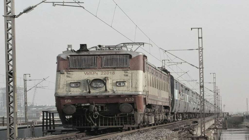 train at bridge