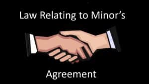 LAW RELATING TO MINOR Agreement
handshake pic