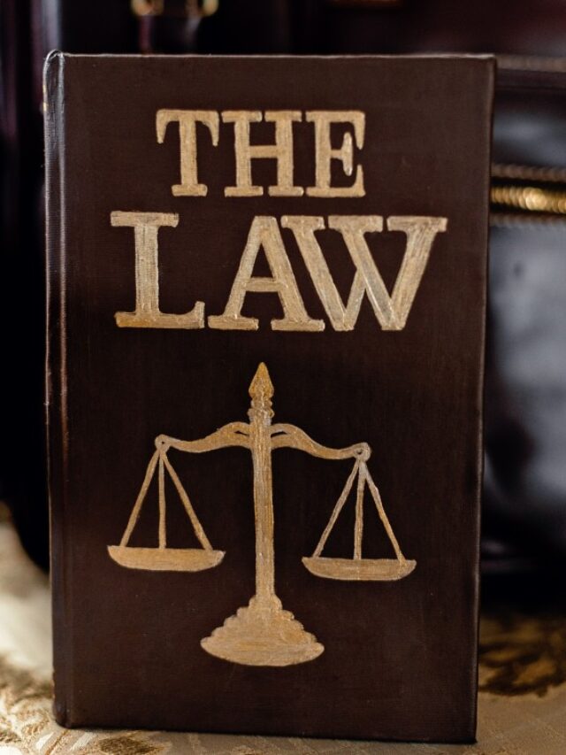 Close-Up Shot of a Law Book