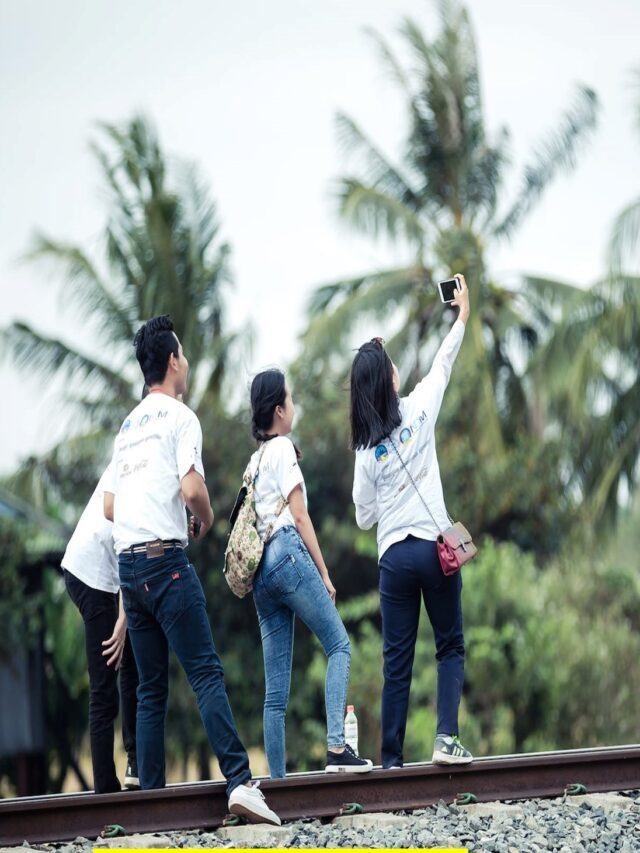 Taking a Selfie on a Railway track can land you in Jail