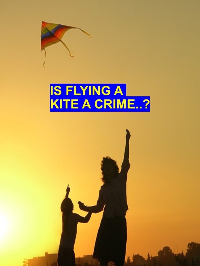 IS FLYING A KITE A CRIME..?